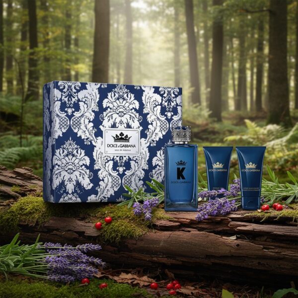Dolce & Gabbana K Gift Set 100ml EDP + 50ml After Shave Balm + 50ml Shower Gel