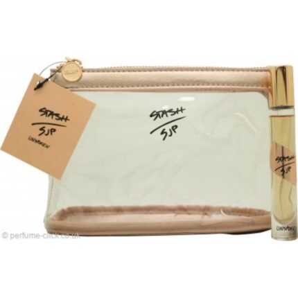 a clear bag with a label