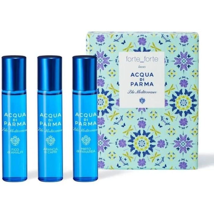 Acqua di Parma Blu Mediterraneo Discovery Set 12ml Arancia di Capri EDT + 12ml Fico di Amalfi EDT + 12ml Mirto di Panarea EDT - Image 1