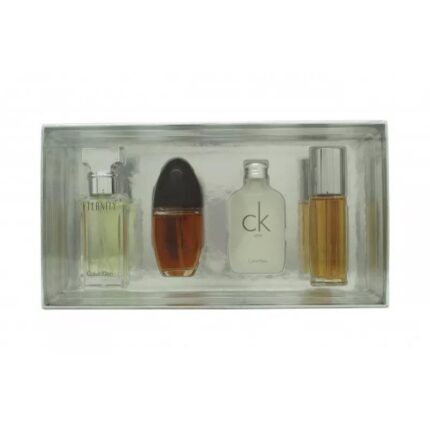 Calvin Klein Collection Gift Set 15ml Eternity EDP Spray + 15ml Obsession EDP Spray + 15ml CK One EDT Spray + 15ml Escape EDP Spray