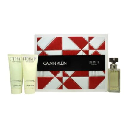 Calvin Klein Eternity Gift Set 50ml EDP + 100ml Shower Gel + 100ml Body Lotion
