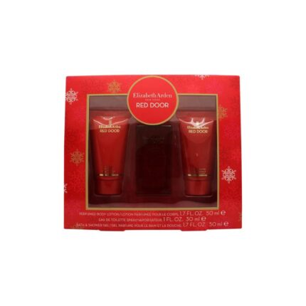 Elizabeth Arden Red Door Gift Set 30ml EDT + 50ml Perfumed Body Lotion + 50ml Bath & Shower Gel