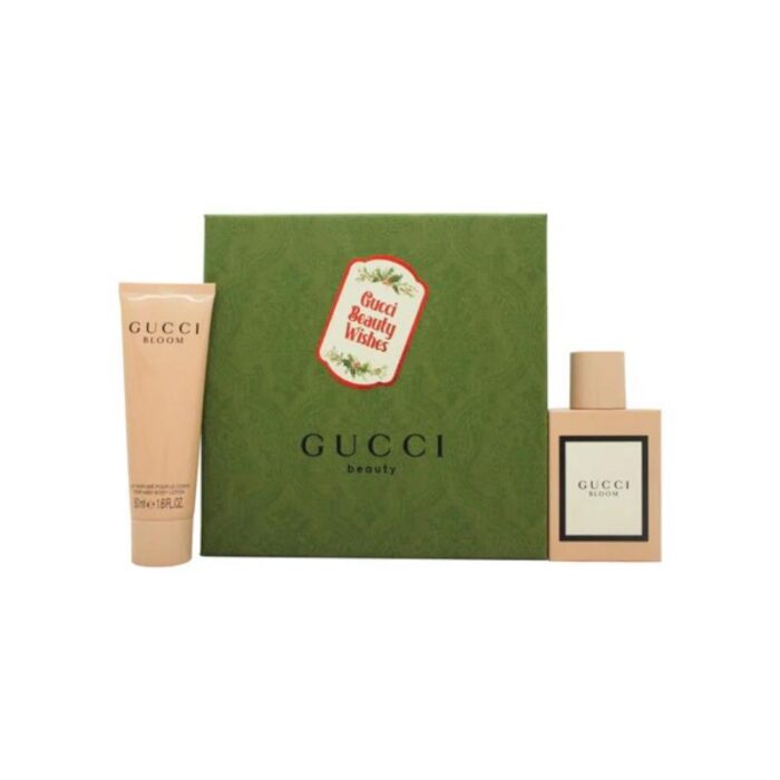 Gucci Bloom Gift Set 50ml EDP + 50ml Body Lotion - Image 1