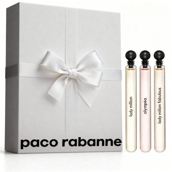 Paco Rabanne Miniature Gift Set 3x4ml Lady Million EDP Splash + Lady Million Fabulous EDP Intense Splash + Olympea EDP Splash