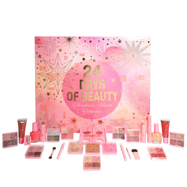 Q-KI 24 Days of Beauty Advent Calendar 2025 24 Pieces